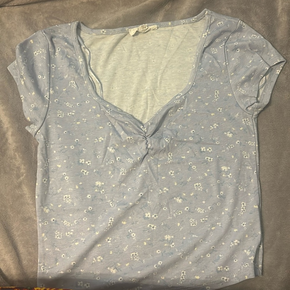 FLOWER CROP TOP